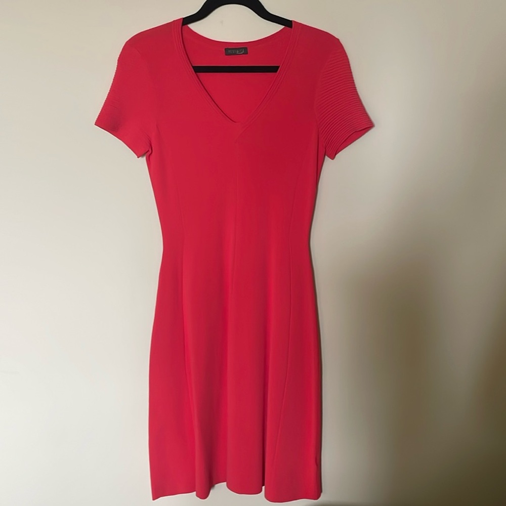 Peserico Italian soft red/orange dress